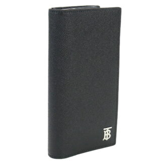 バーバリー BURBERRY 長財布ニ折小銭入付き キャベンディッシュ ブランド メンズ8062692 A1189BLACK ブラック wallet-01
