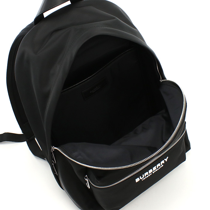 バーバリー BURBERRY リュック バックパック ロゴ ブランド メンズ8063495 A1189ブラック bag-01 - 画像 (8)