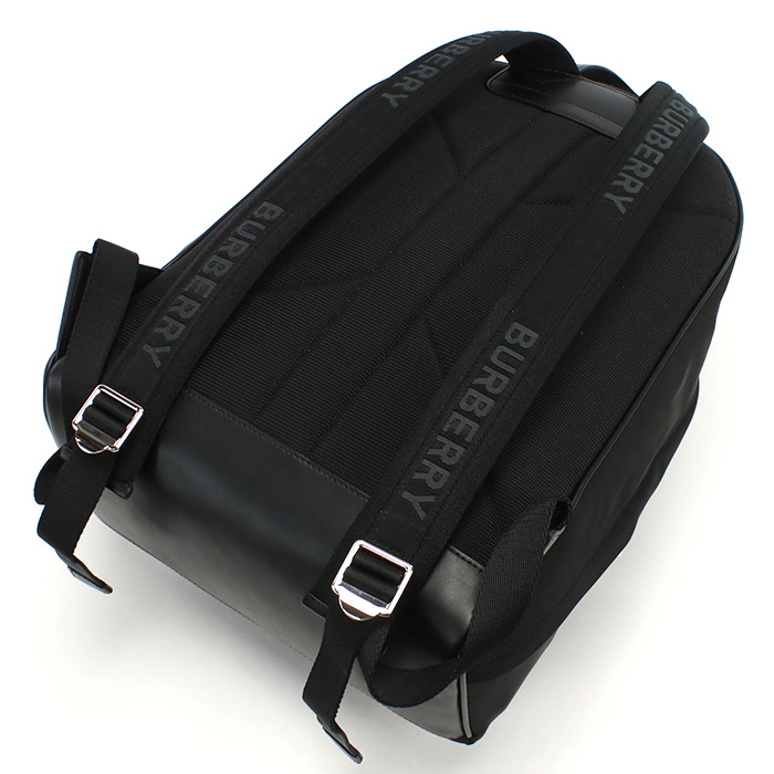 バーバリー BURBERRY リュック バックパック ロゴ ブランド メンズ8063495 A1189ブラック bag-01 - 画像 (9)