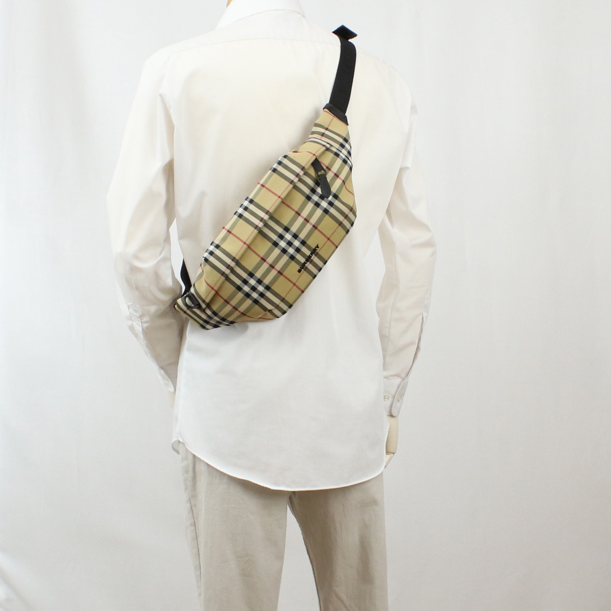 バーバリー BURBERRY ボディバッグ ベルトバッグ8069755 A7026ARCHIVE BEIGE ベージュ系 マルチカラー bag-01 - 画像 (11)