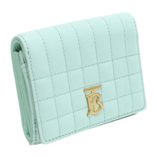 バーバリー BURBERRY 三折財布 ブランド TBロゴ8072780 B6527COOL MINT wallet-01