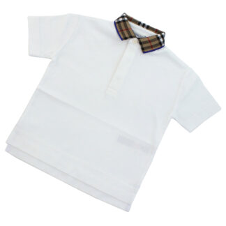 バーバリー BURBERRY ベビー ポロシャツ ブランド 8073160 A1464WHITE ホワイト系 kb-01