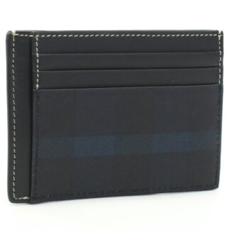 バーバリー BURBERRY カードケース ブランド8074691 B2871DARK CHARCOAL BLUE ネイビー系 gsm-3