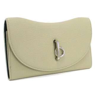 バーバリー BURBERRY 三つ折り長財布 小銭入付き ブランド8081652 B731HUNTER グリーン系 wallet-01