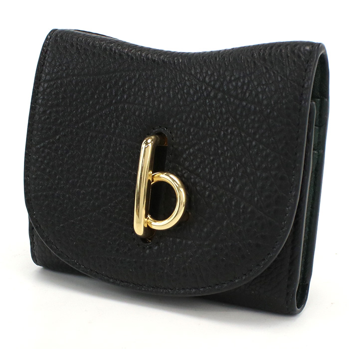 バーバリー BURBERRY ロッキングホース 三つ折り財布 小銭入付き ブランド8081669 A1189BLACK ブラック wallet-01 - 画像 (4)