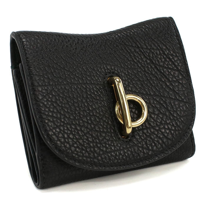 バーバリー BURBERRY ロッキングホース 三つ折り財布 小銭入付き ブランド8081669 A1189BLACK ブラック wallet-01 - 画像 (5)