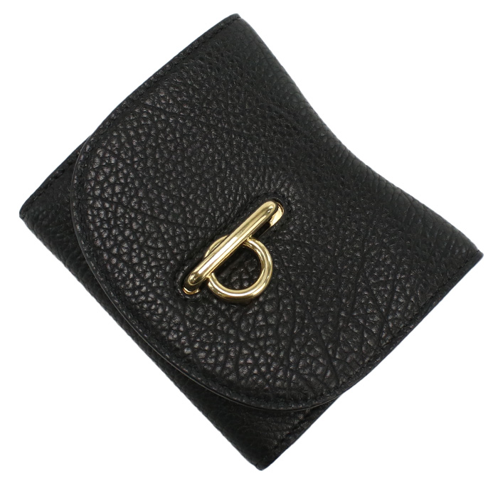 バーバリー BURBERRY ロッキングホース 三つ折り財布 小銭入付き ブランド8081669 A1189BLACK ブラック wallet-01 - 画像 (7)