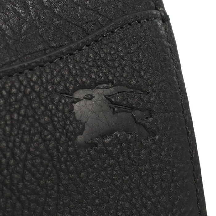 バーバリー BURBERRY ロッキングホース 三つ折り財布 小銭入付き ブランド8081669 A1189BLACK ブラック wallet-01 - 画像 (8)