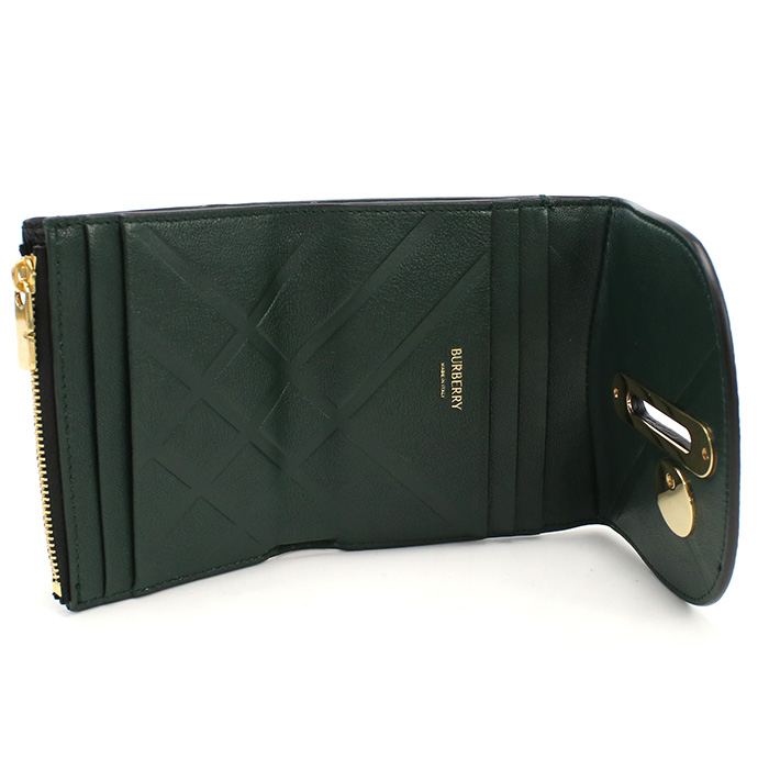 バーバリー BURBERRY ロッキングホース 三つ折り財布 小銭入付き ブランド8081669 A1189BLACK ブラック wallet-01 - 画像 (9)