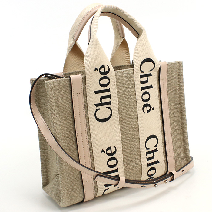 クロエ CHLOE トートバッグ ブランドCHC22AS397I26 6J5CEMENT PINK ベージュ系 ピンク系 bag-01 - 画像 (4)