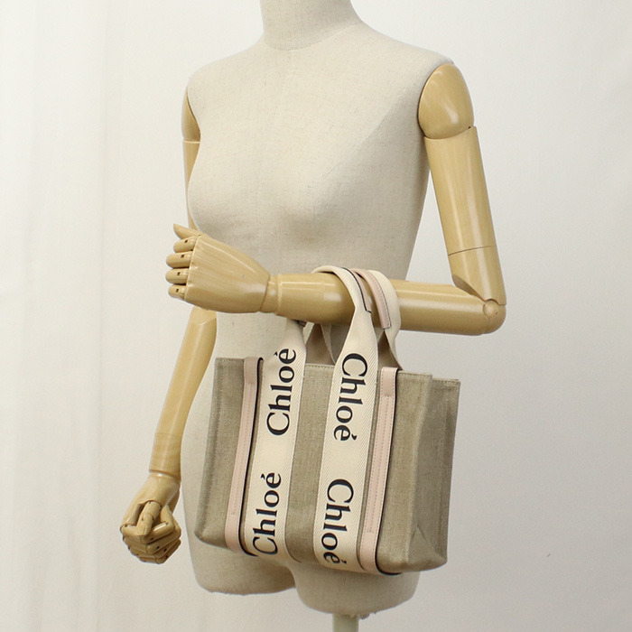 クロエ CHLOE トートバッグ ブランドCHC22AS397I26 6J5CEMENT PINK ベージュ系 ピンク系 bag-01 - 画像 (10)