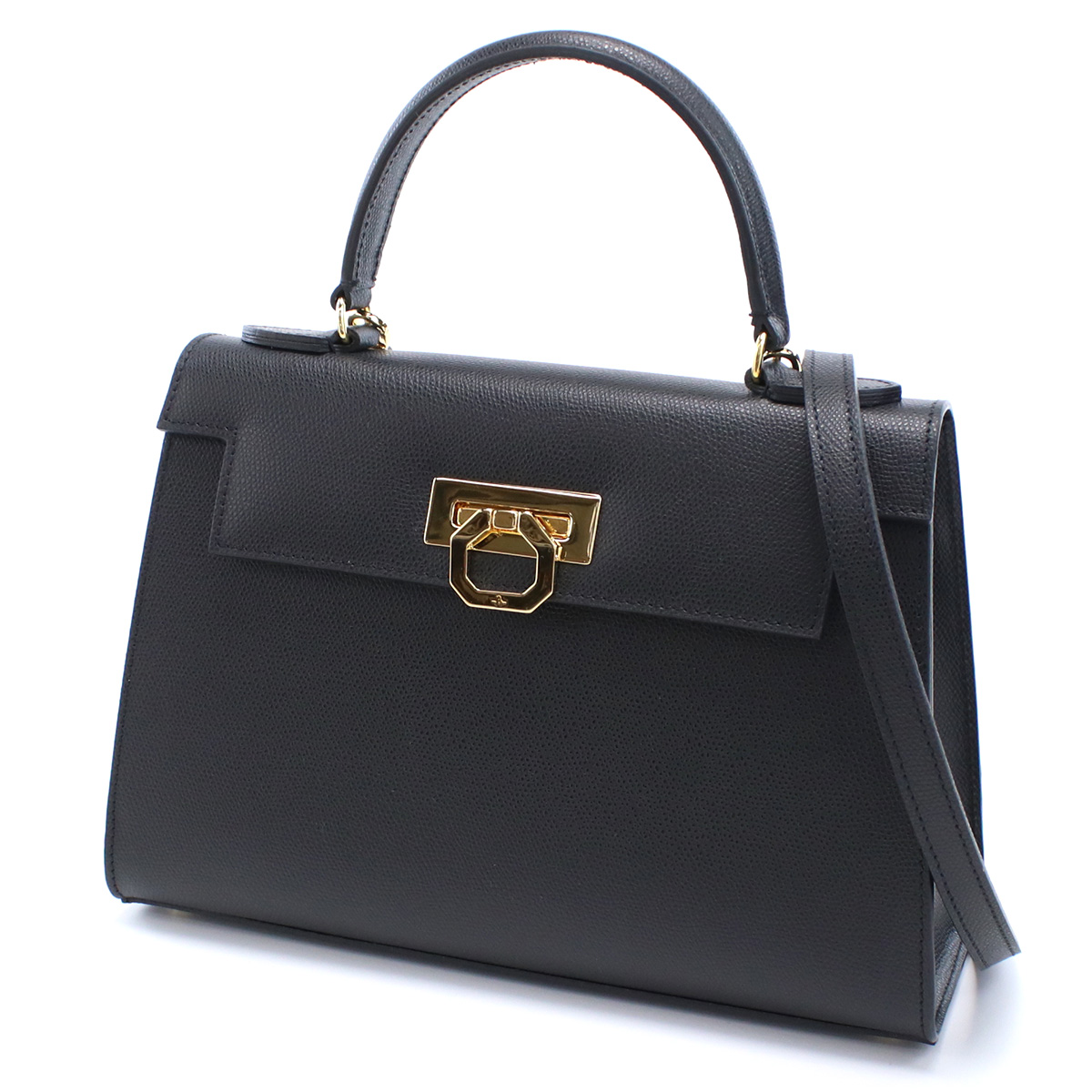 カルボッティ CARBOTTI ハンドバッグ 黒 ショルダー革 本革 フォーマルバッグ ELENA 243ブラック bag-01 - 画像 (3)