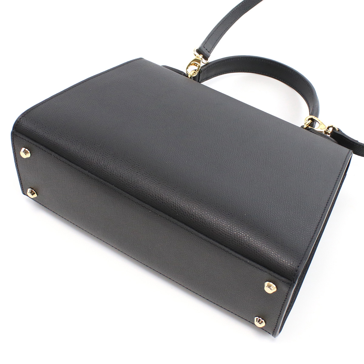 カルボッティ CARBOTTI ハンドバッグ 黒 ショルダー革 本革 フォーマルバッグ ELENA 243ブラック bag-01 - 画像 (9)