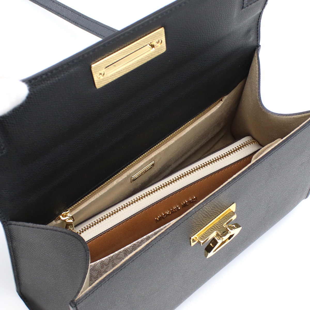 カルボッティ CARBOTTI ハンドバッグ 黒 ショルダー革 本革 フォーマルバッグ ELENA 243ブラック bag-01 - 画像 (10)