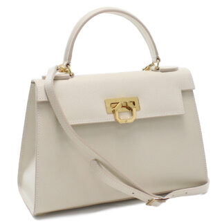 カルボッティ CARBOTTI ハンドバッグ 黒 ショルダー革 本革 フォーマルバッグ ELENA 243ベージュ系 bag-01