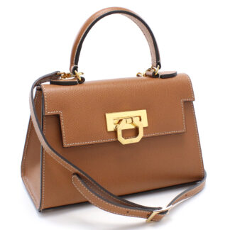 カルボッティ CARBOTTI ハンドバッグ ショルダー革 本革 フォーマルバッグ GRETA 245ブラウン系 bag-01