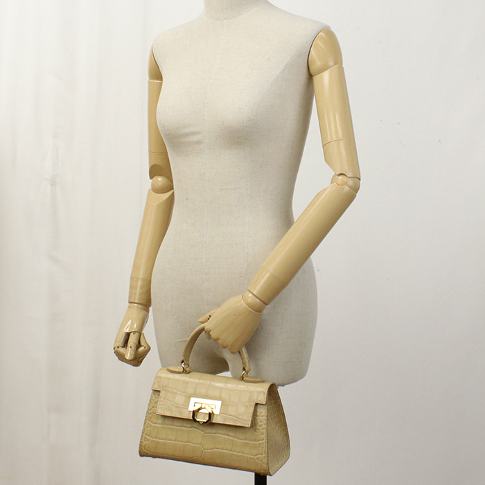 CARBOTTI カルボッティ ハンドバッグ 245 レディース ベージュ - 画像 (10)