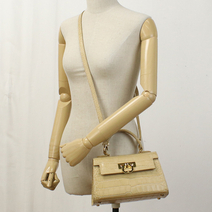 CARBOTTI カルボッティ ハンドバッグ 245 レディース ベージュ - 画像 (11)