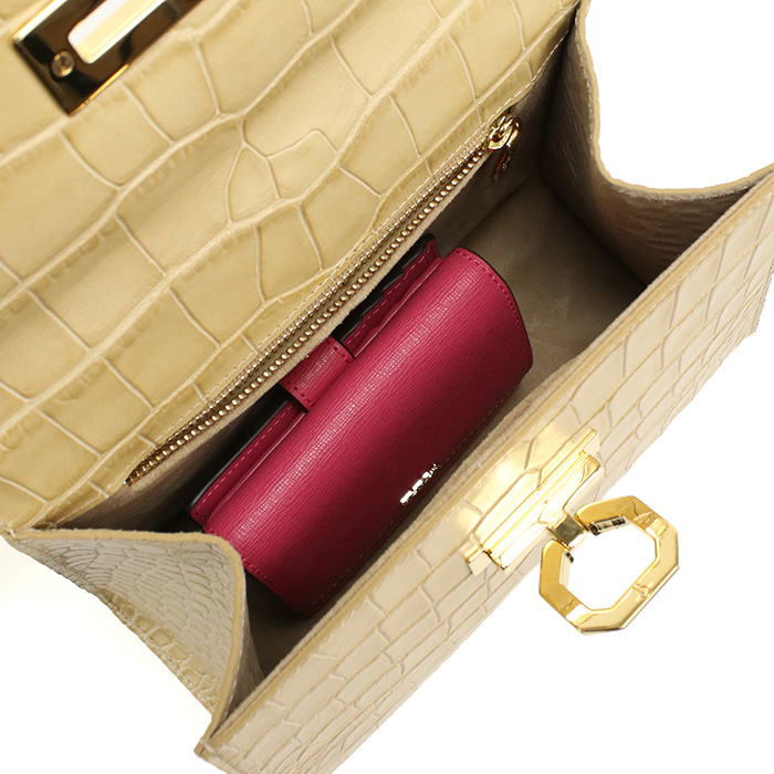 CARBOTTI カルボッティ ハンドバッグ 445 レディース ベージュ - 画像 (8)