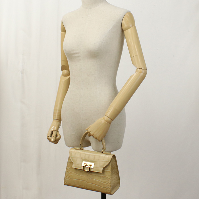 CARBOTTI カルボッティ ハンドバッグ 445 レディース ベージュ - 画像 (10)