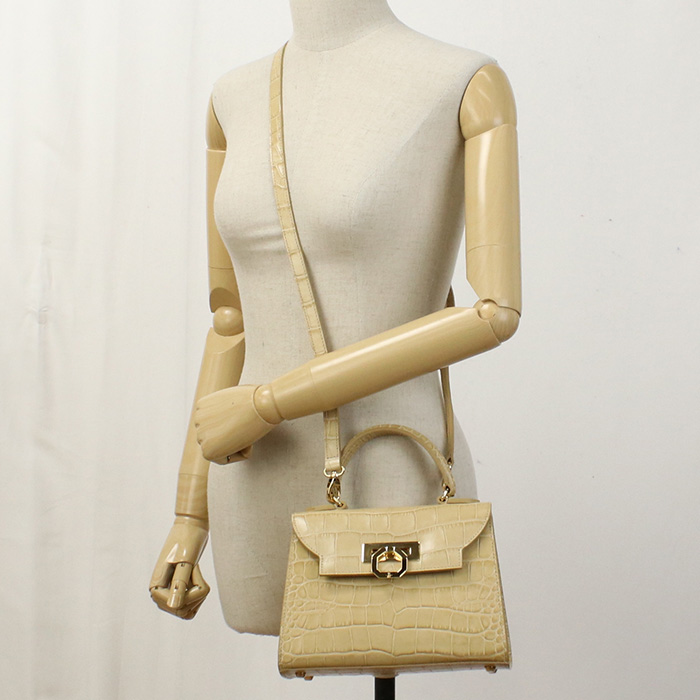 CARBOTTI カルボッティ ハンドバッグ 445 レディース ベージュ - 画像 (11)