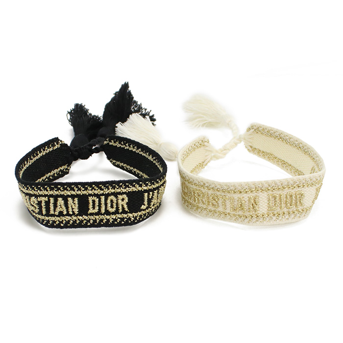 ディオール Christian Dior ブレスレット セット バングル J'ADIOR ディオール オブリーク ロゴB0961 ADRCO 08Wブラック ホワイト系 accessory-01 - 画像 (3)