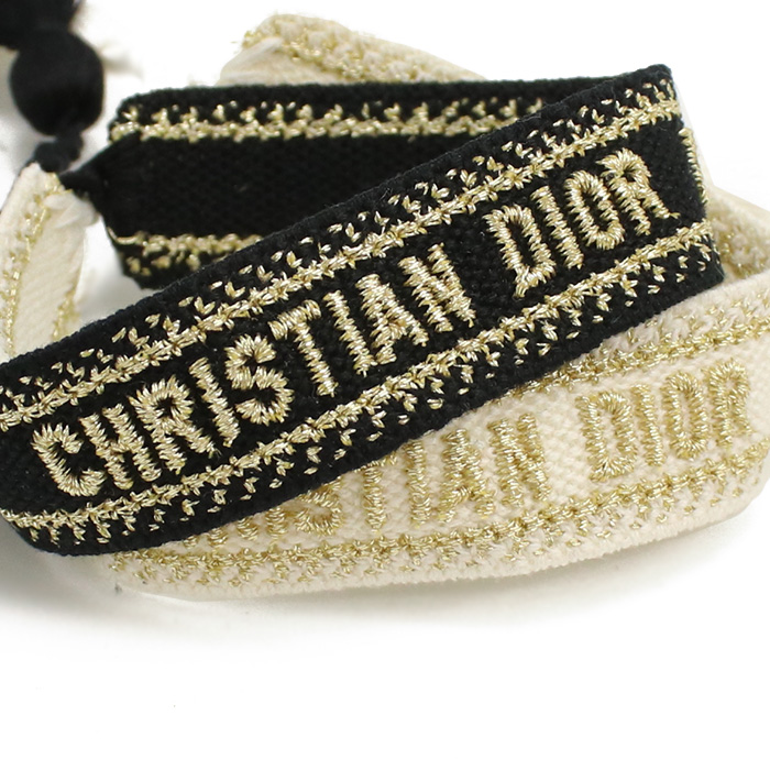 ディオール Christian Dior ブレスレット セット バングル J'ADIOR ディオール オブリーク ロゴB0961 ADRCO 08Wブラック ホワイト系 accessory-01 - 画像 (7)