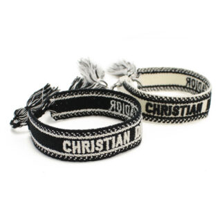 ディオール Christian Dior ブレスレット セット バングル J'ADIOR ディオール オブリーク ロゴB0961 ADRCO 09Wブラック ホワイト系 accessory-01