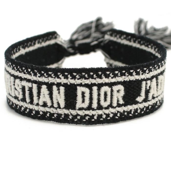 ディオール Christian Dior ブレスレット セット バングル J'ADIOR ディオール オブリーク ロゴB0961 ADRCO 09Wブラック ホワイト系 accessory-01 - 画像 (4)