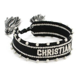 ディオール Christian Dior  ブレスレット バングル ロゴB2260　WOMRS　020NERO ブラック accessory-01