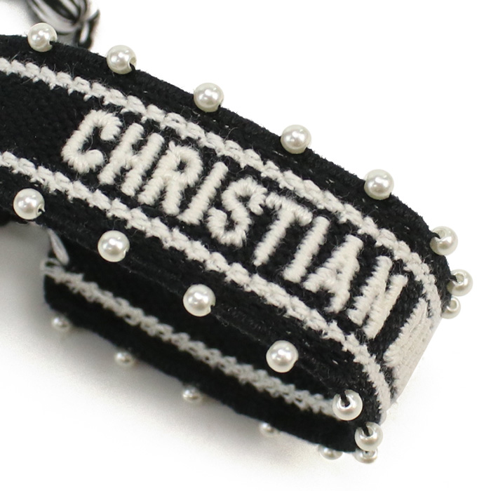 ディオール Christian Dior ブレスレット バングル ロゴB2260 WOMRS 020NERO ブラック accessory-01 - 画像 (4)