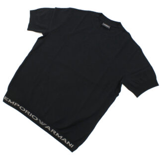 エンポリオ・アルマーニ EMPORIO ARMANI メンズ-Tシャツ ブランド6R1TEB 1JFIZ 0091BLACK ブラック apparel-01