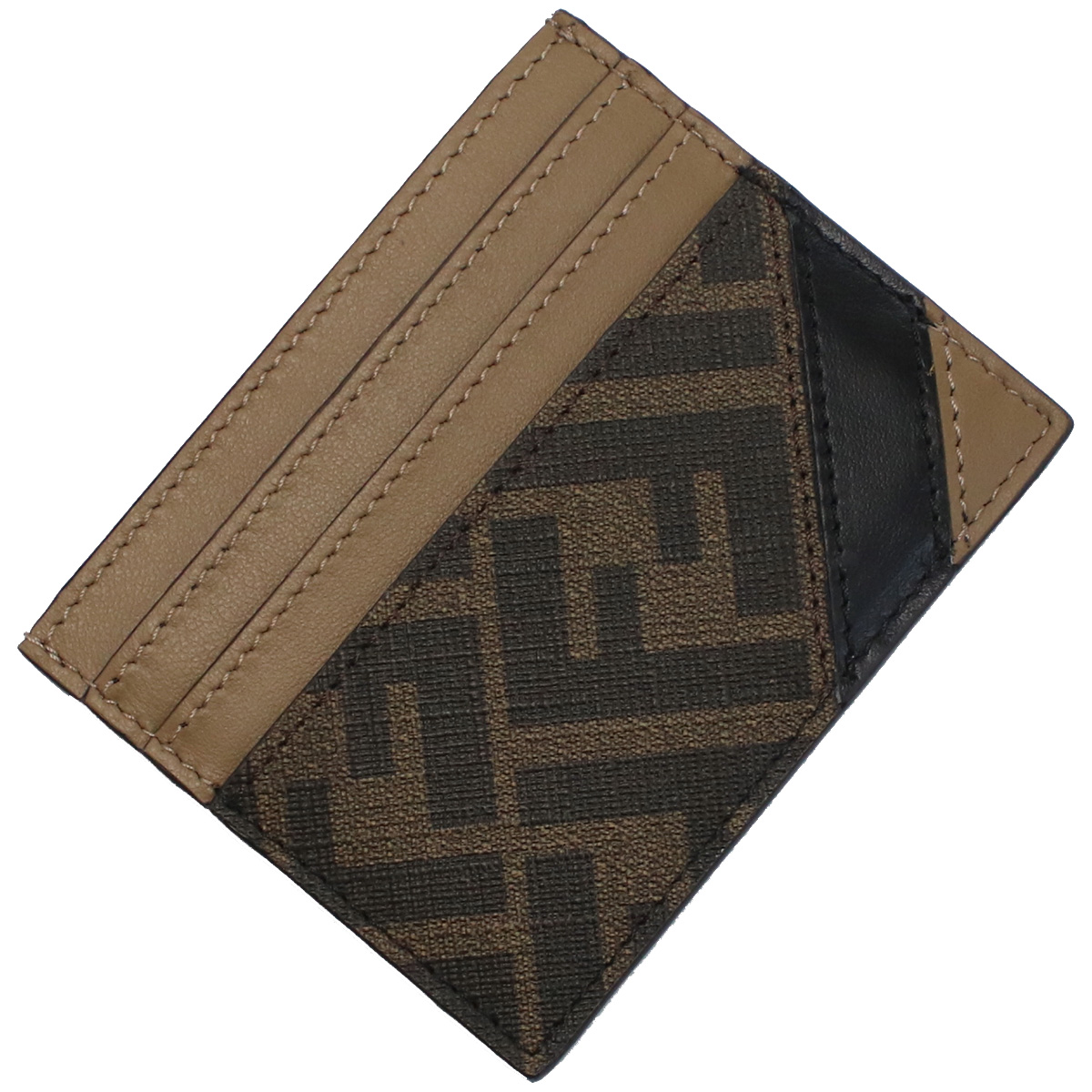 フェンディ FENDI カードケース ブランド7M0164 AJF8 F1EGAブラウン系 gsm-3 - 画像 (6)