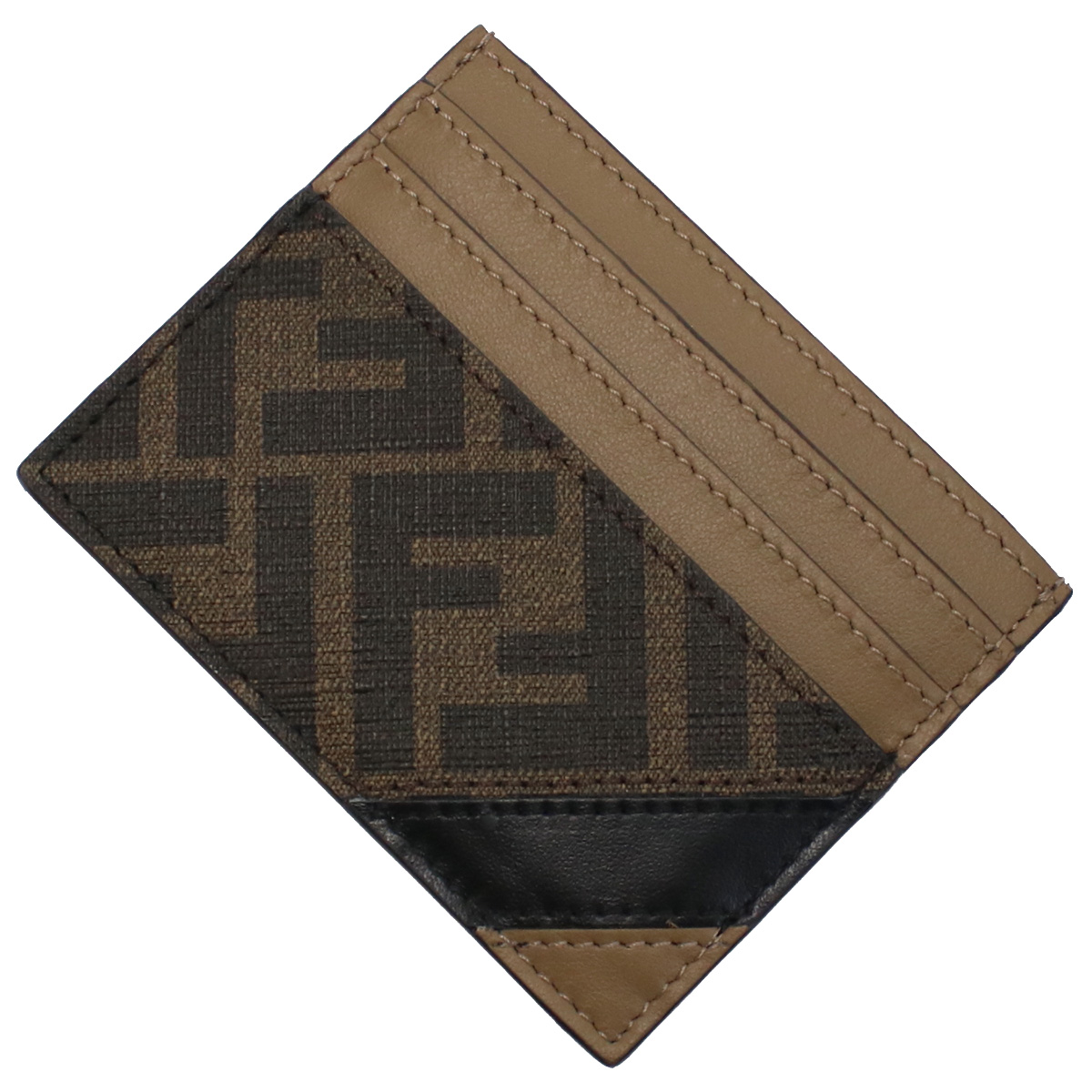 フェンディ FENDI カードケース ブランド7M0164 AJF8 F1EGAブラウン系 gsm-3 - 画像 (7)
