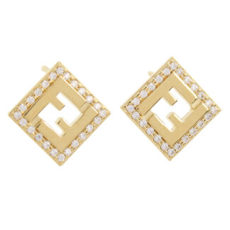 FENDI フェンディ フォーエバーフェンディ ピアス 8AK916 ATEP F089U FFモチーフ レディース ゴールド