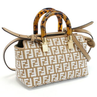 フェンディ FENDI バイザウェイ BY THE WAY ハンドバッグ2WAY ショルダー8BS067　AQ0X　F1MB1ブラウン系 ホワイト系 bag-01