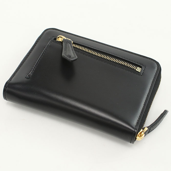 FENDI フェンディ 二つ折り財布 FFロゴ 8M0508 ALV4 F0KUR レディース ブラック - 画像 (8)