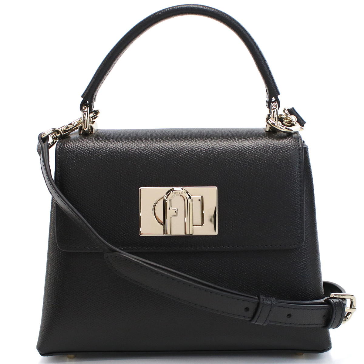 フルラ FURLA FURLA 1927 斜め掛け ショルダーバッグ ブランド フォーマルバッグ 冠婚葬祭 お受験 WB00109 ARE000 O6000NERO ブラック bag-01 - 画像 (6)