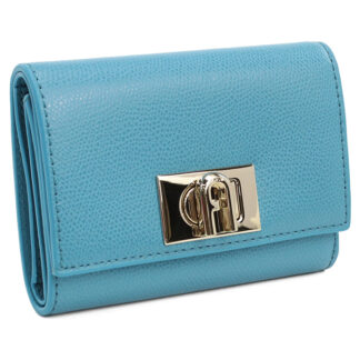 FURLA フルラ 三折財布背面F小銭入 WP00225 ARE000 TR400 FURLA 1927 レディース ブルー