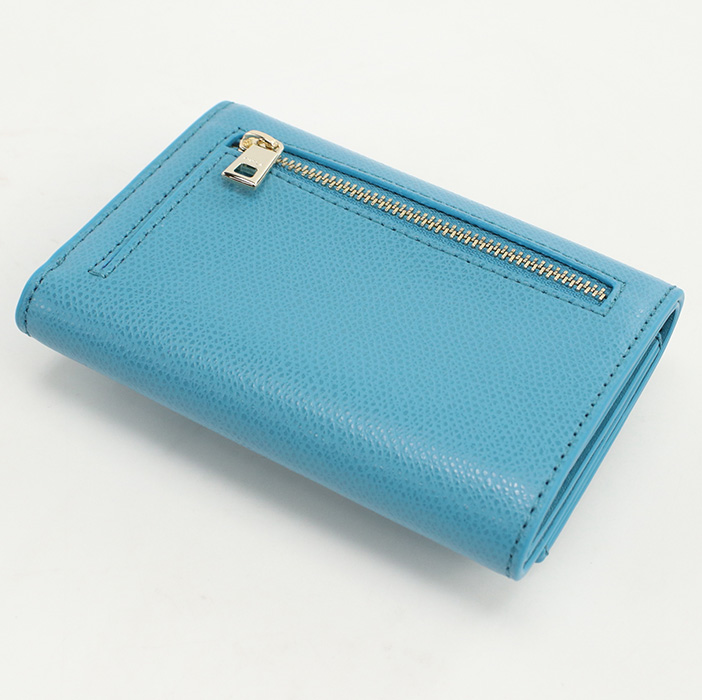 FURLA フルラ 三折財布背面F小銭入 WP00225 ARE000 TR400 FURLA 1927 レディース ブルー - 画像 (8)