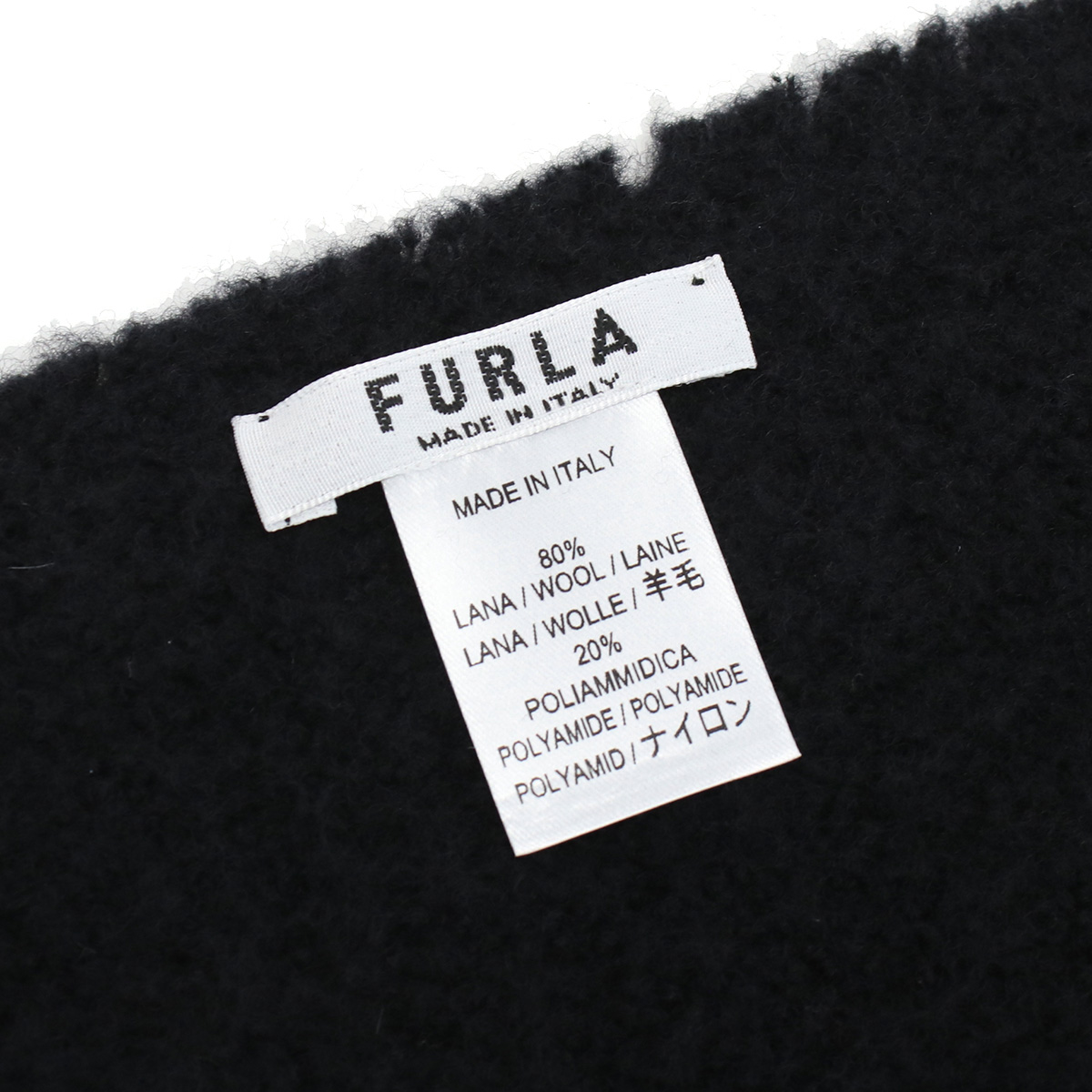 フルラ FURLA FURLA MOON レディース-マフラー ブランドWT00028 LH0000 O6000NERO ブラック warm-01 win-03w - 画像 (6)