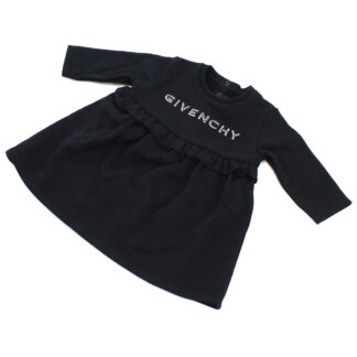 ジバンシー GIVENCHY ベビー-ワンピース ブランド サイズ#2A 2才相当 #3A 3才相当H02092 09Bブラック kb-01