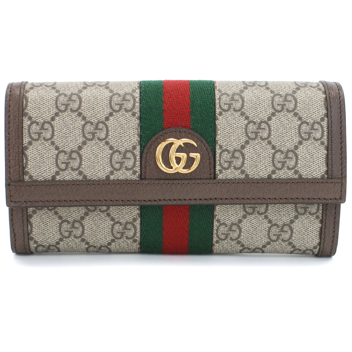 グッチ GUCCI OPHIDIA オフィディア 2つ折り長財布523153 96IWG 8745ブラウン系 - 画像 (2)