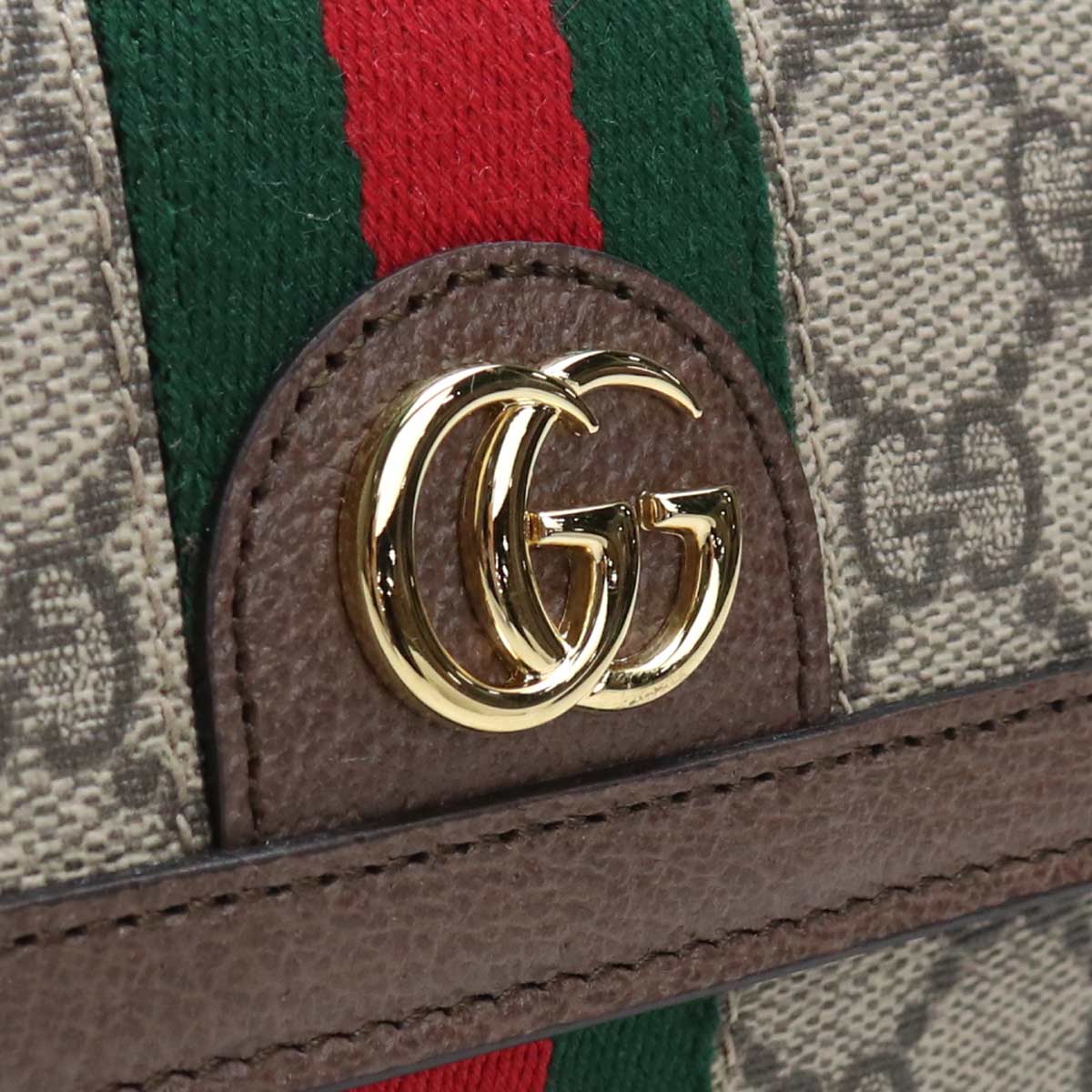 グッチ GUCCI OPHIDIA オフィディア 2つ折り長財布523153 96IWG 8745ブラウン系 - 画像 (7)