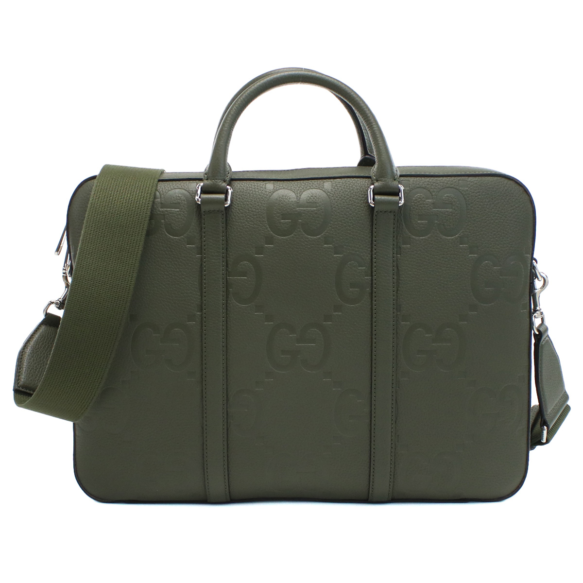 グッチ GUCCI ブリーフケース ブランド ジャンボGG658573 AABY7 3346カーキ bag-01 - 画像 (2)