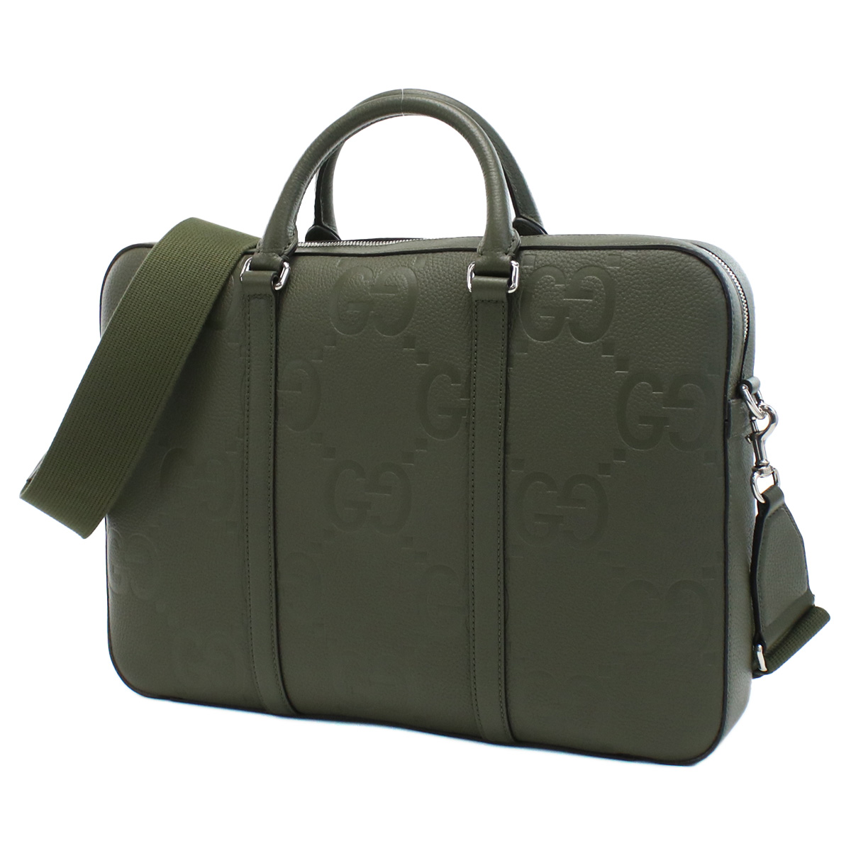 グッチ GUCCI ブリーフケース ブランド ジャンボGG658573 AABY7 3346カーキ bag-01 - 画像 (3)