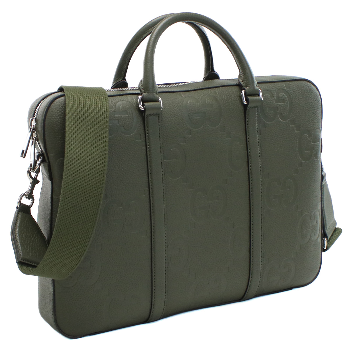 グッチ GUCCI ブリーフケース ブランド ジャンボGG658573 AABY7 3346カーキ bag-01 - 画像 (4)