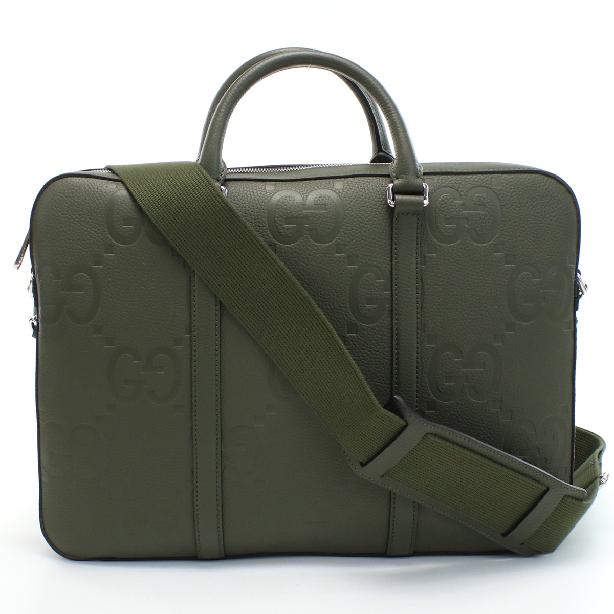 グッチ GUCCI ブリーフケース ブランド ジャンボGG658573 AABY7 3346カーキ bag-01 - 画像 (5)