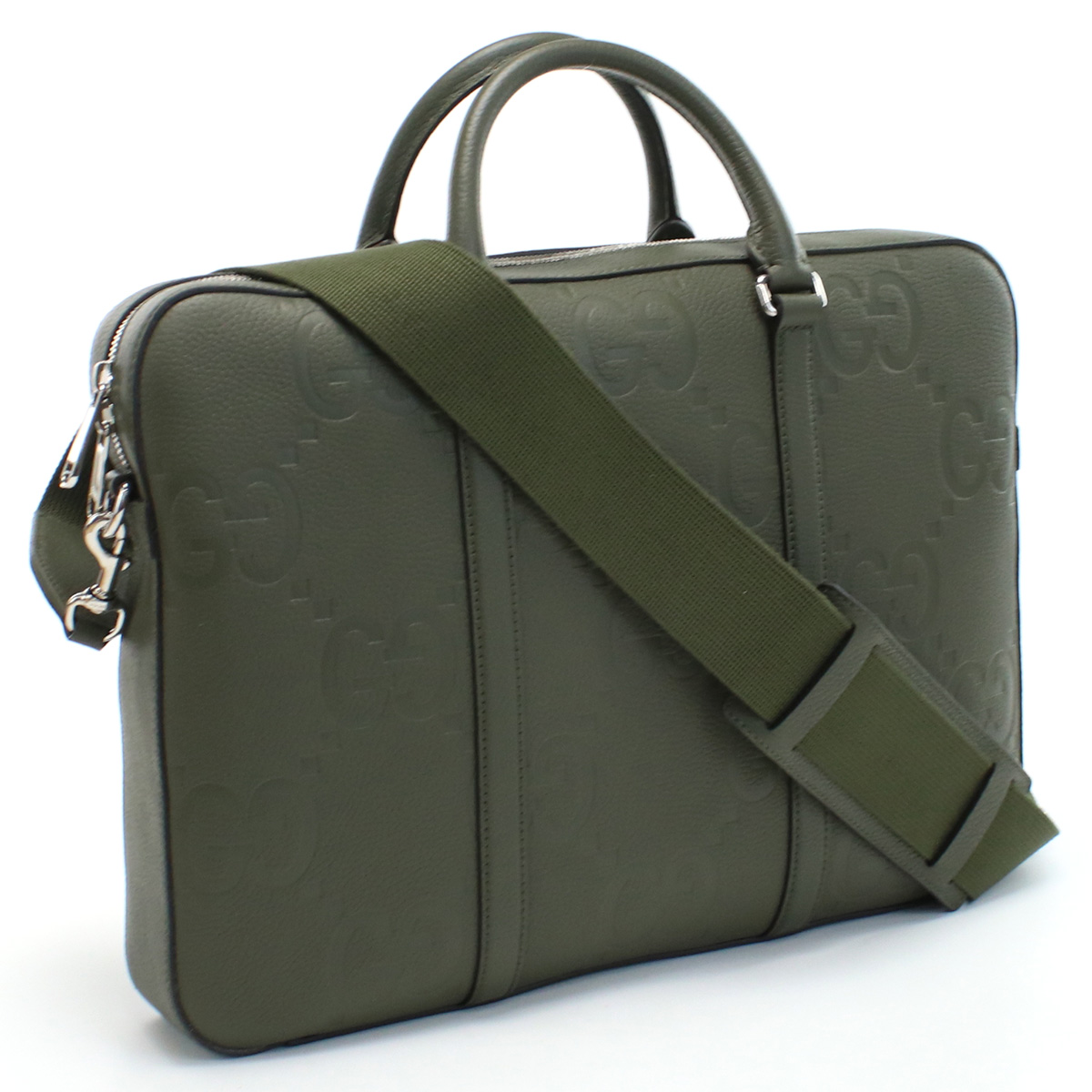 グッチ GUCCI ブリーフケース ブランド ジャンボGG658573 AABY7 3346カーキ bag-01 - 画像 (6)