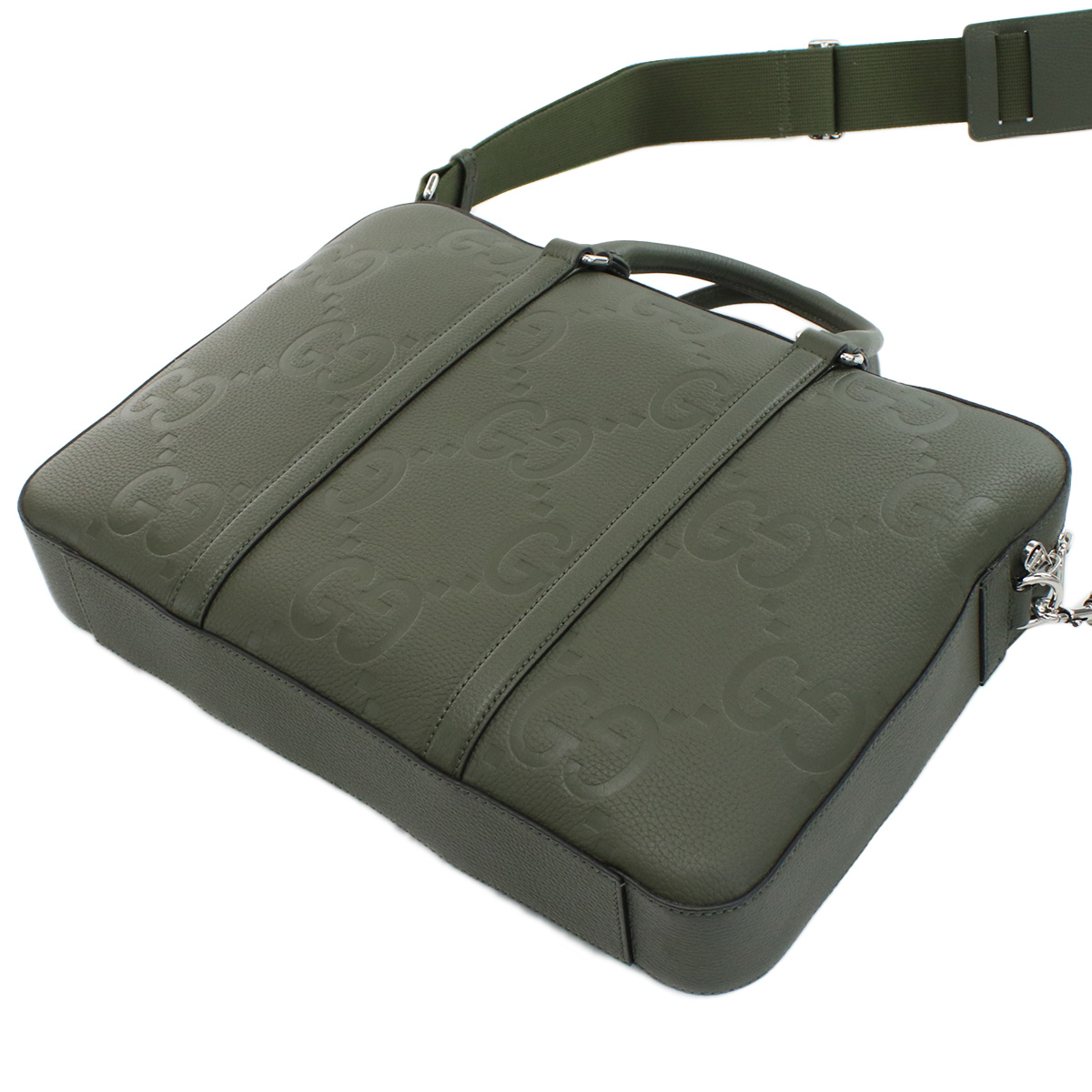 グッチ GUCCI ブリーフケース ブランド ジャンボGG658573 AABY7 3346カーキ bag-01 - 画像 (9)